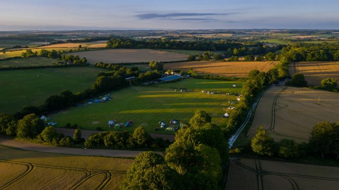 The beautiful, sweeping landscape of Holden Farm in Hampshire 