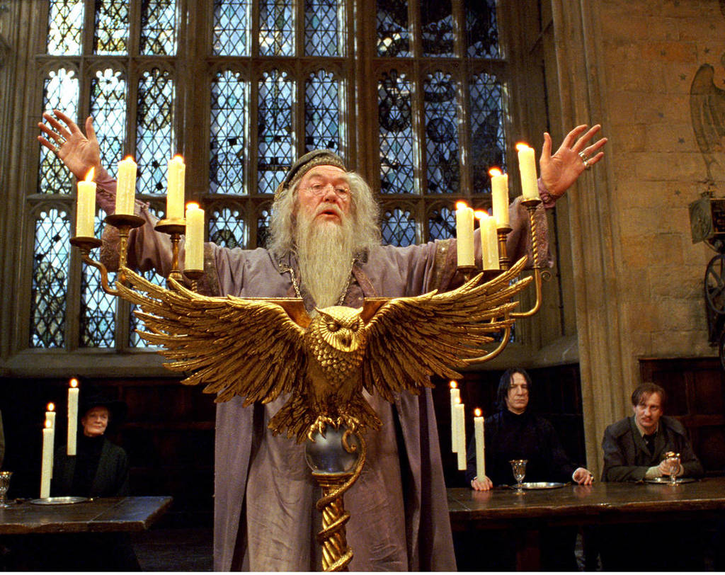 Sir Michael Gambon as Dumbledore
