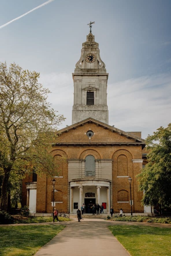 A picture of St. John at Hackney in East London, one of the best things to do in Hackney Central 