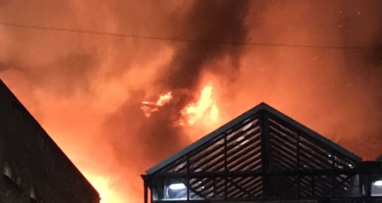 Huge Fire Hits Camden Lock Market; Market Re-Opens Next Day Anyway
