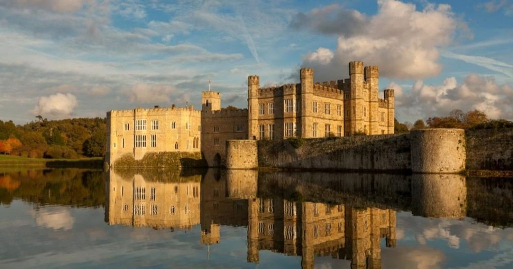 The spectacular Leeds Castle in Maidstone, Kent