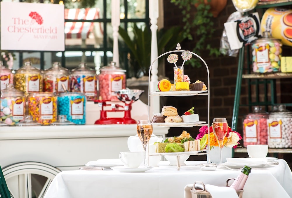 The original sweet shop afternoon tea served at The Chesterfield 