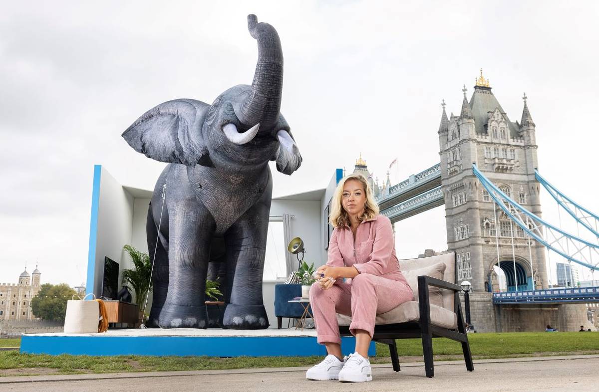 Elephant in the room campaign with Kelsey Parker