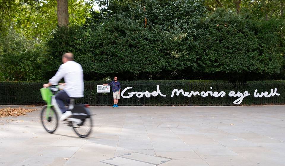 A New Public Art Trail Has Hidden Words Of Positivity Around Marylebone