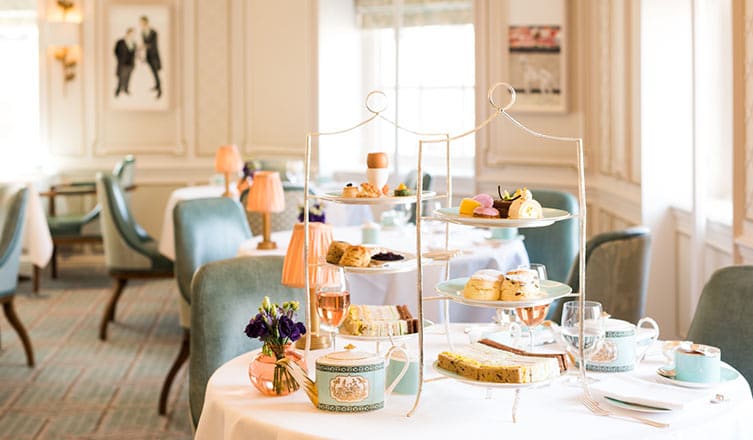A delicious selection of cakes, sandwiches and more at Fortnum's and Masons