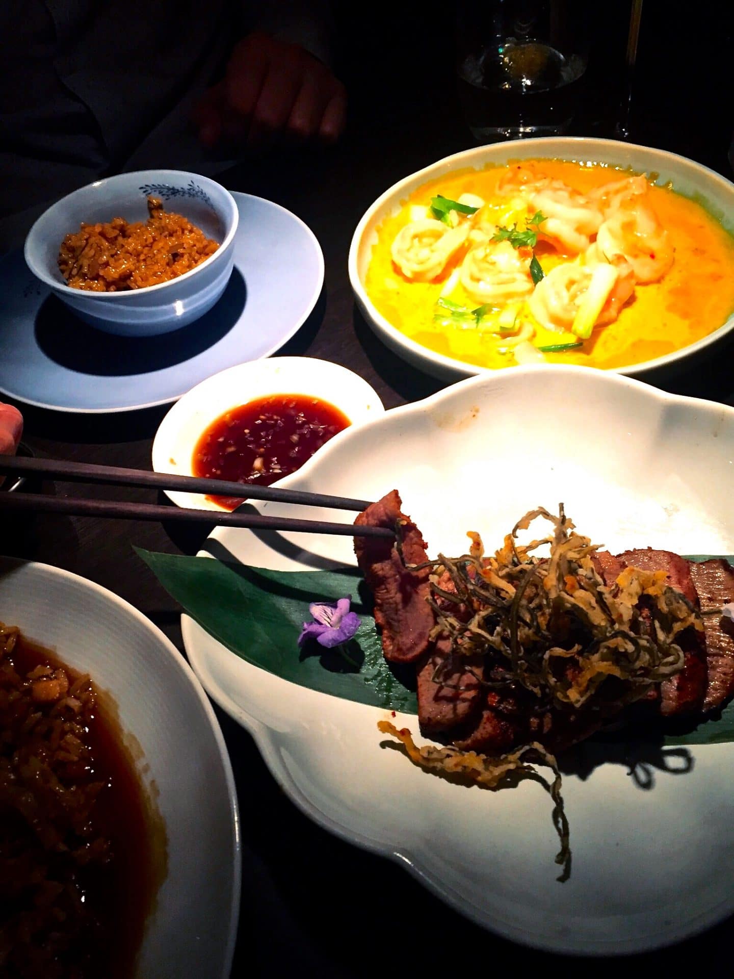 Tasty food served at Hakkasan Hanway Place – one of the best Chinese restaurants in London