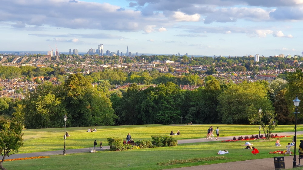 Incredible views from atop Alexandra Palace, the starting point of London's Parkland Walk