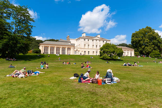 The magnificent Kenwood House in Hampstead Heath near Highgate 