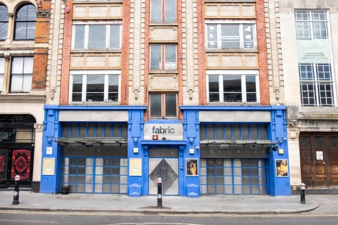 The exterior of fabric in Farringdon, one of the best nightclubs in London
