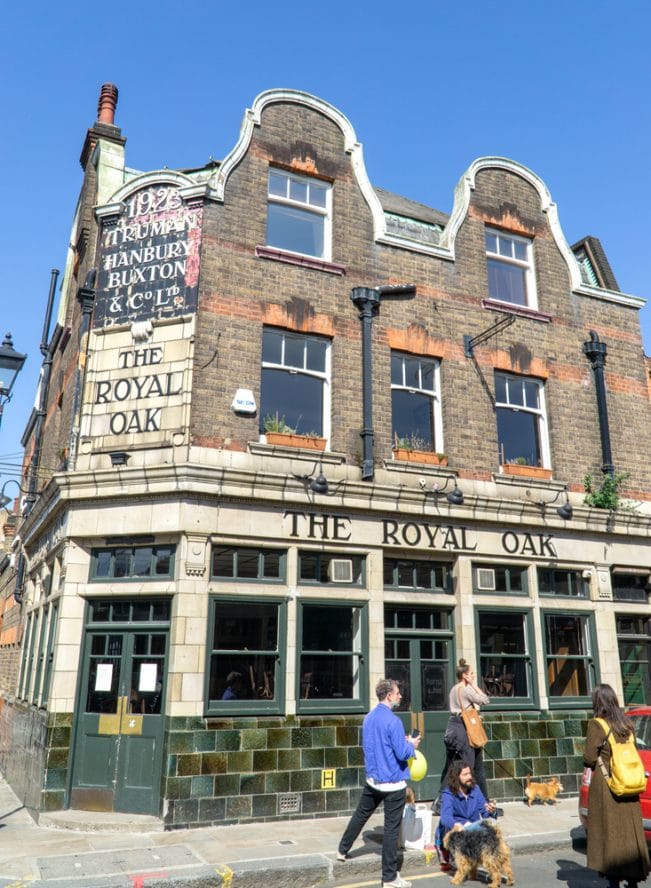 The exterior of The Royal Oak, one of the best pubs in London