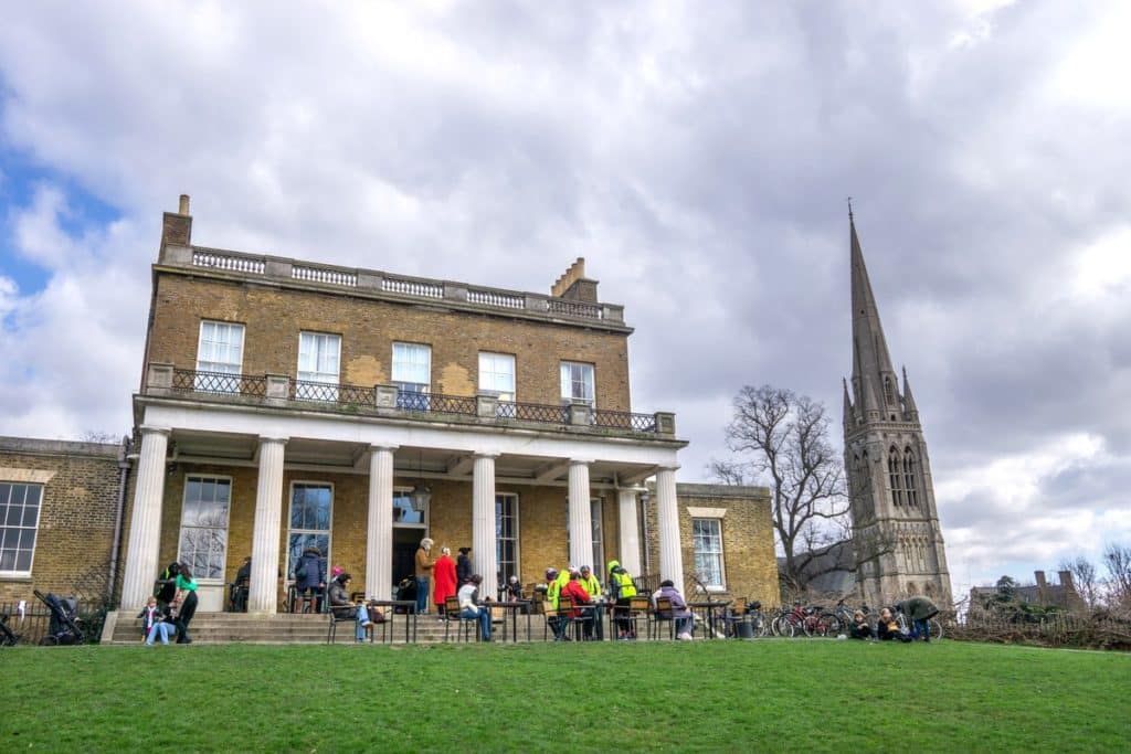 The magnificent Clissold House in Clissold Park, one of the best things to do in Stoke Newington
