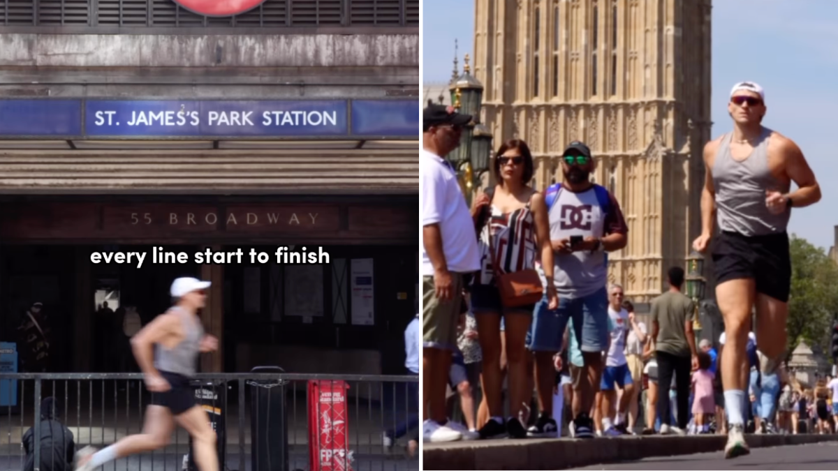 This Legend Is Running The Entire Length Of The London Underground In Just 11 Days